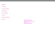 Tablet Screenshot of maedersa.ch
